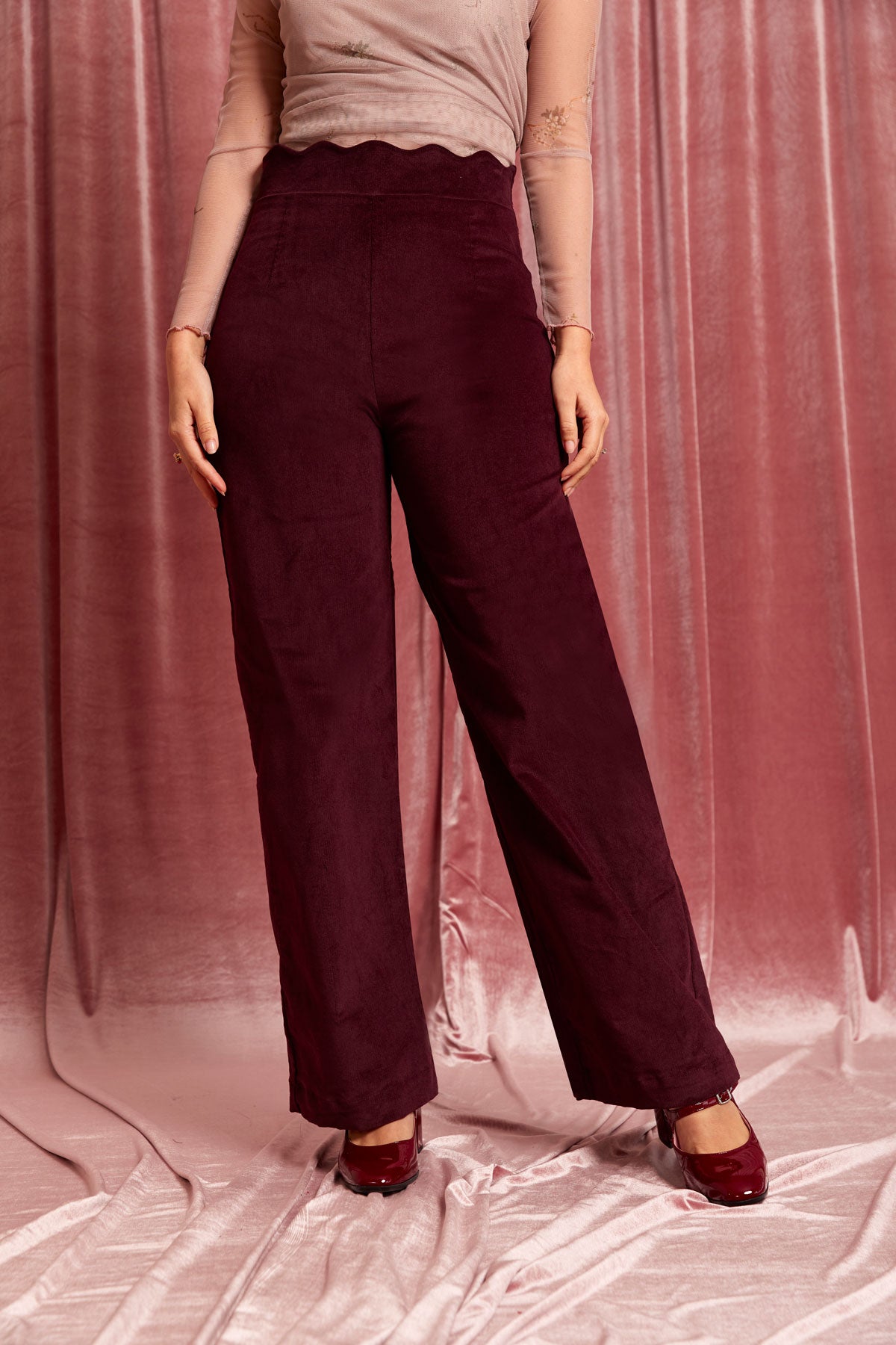 Nino Pant Burgundy