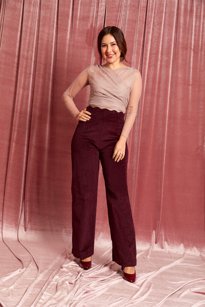 Nino Pant Burgundy