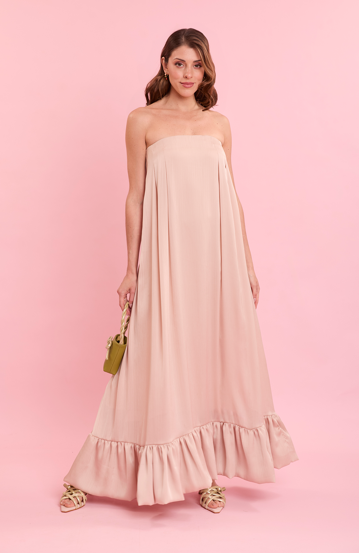 Marie Dress Pink Champagne