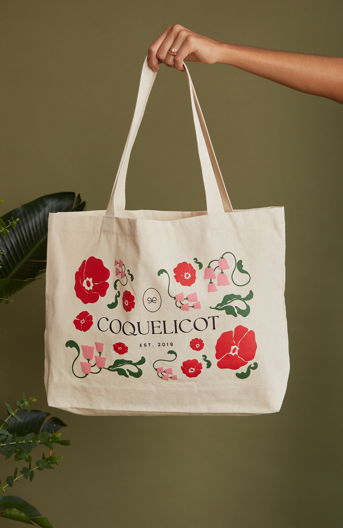 Tote bag Coquelicot