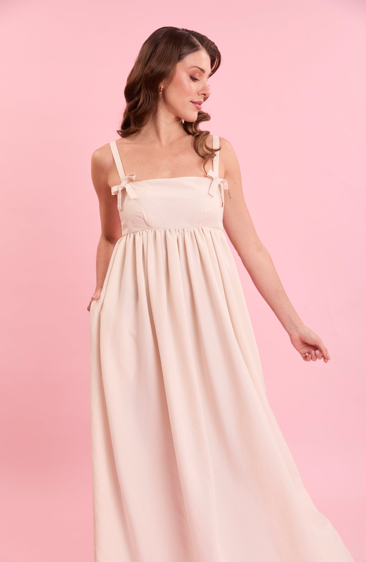 Flo Dress Ivory