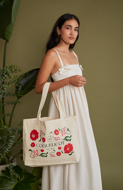 Tote bag Coquelicot