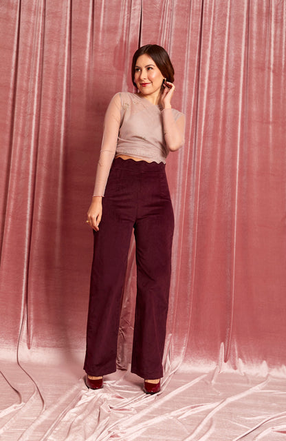 Nino Pant Burgundy