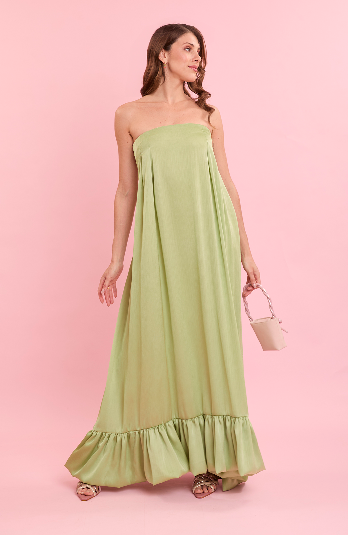 Marie Dress Pistacchio