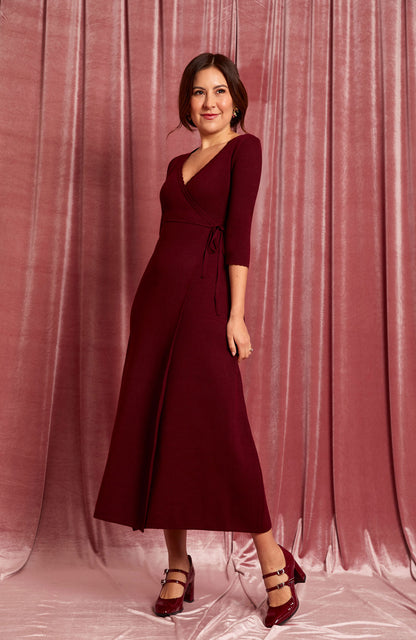 Fortune Teller Dress Burgundy