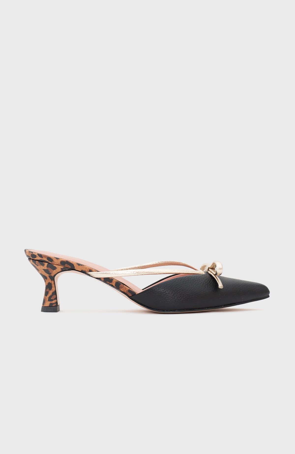 Mathilde Mule Midi Negro