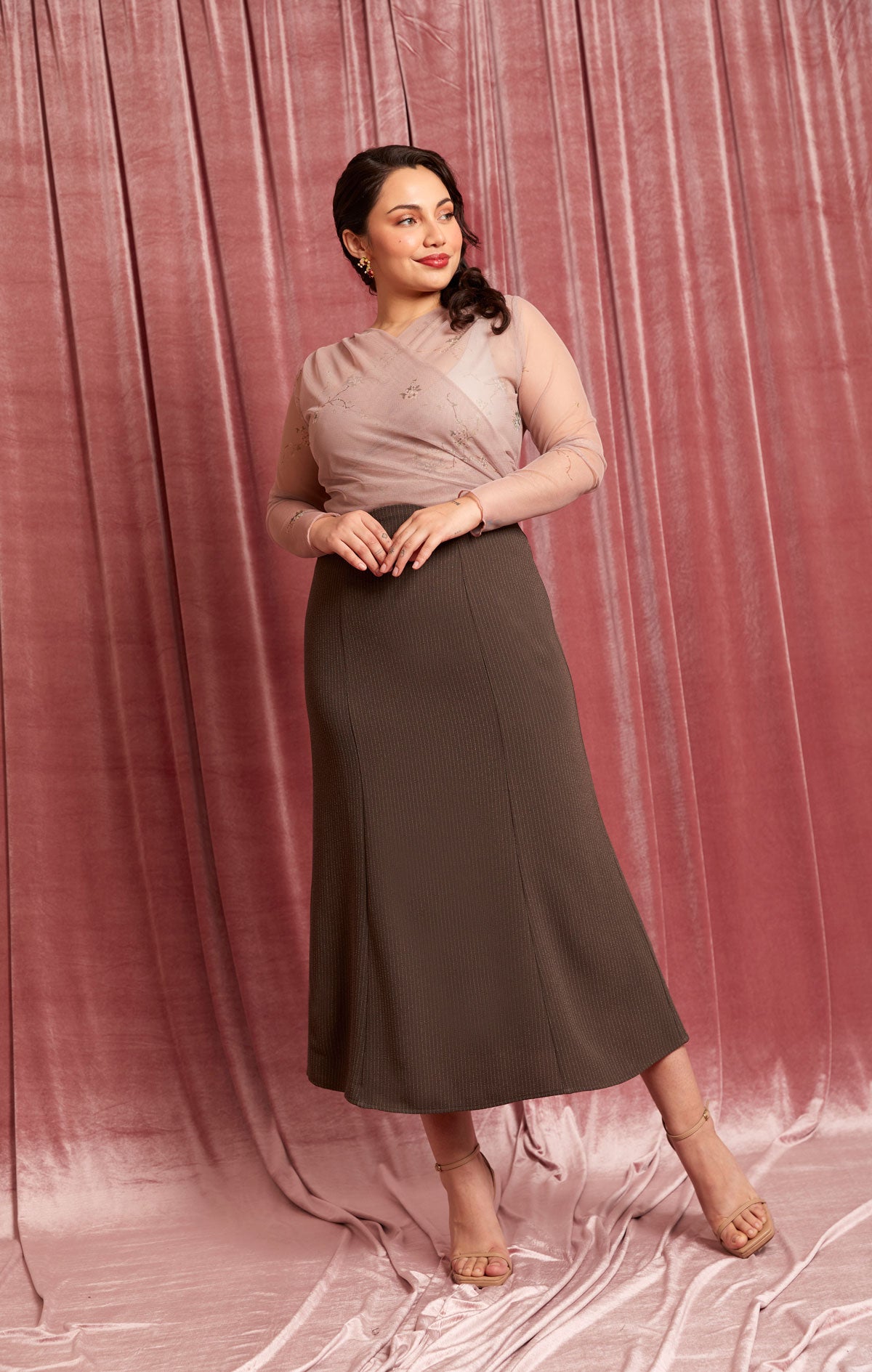 Veneta Olive Skirt